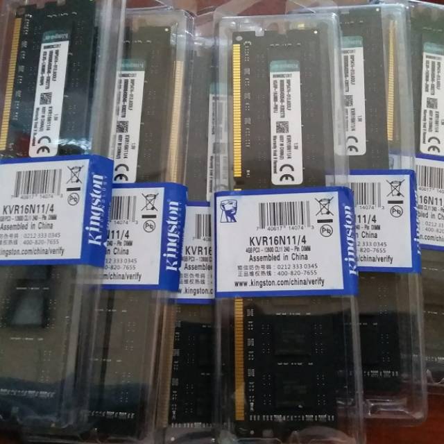 Memory Ddr3 4gb New Kingston Pc 12800