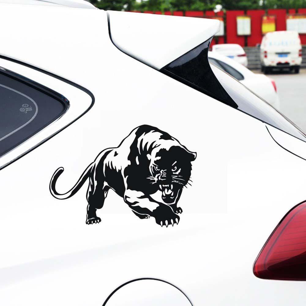 Lanfy Stiker Motif Panther Untuk Dekorasi Jendela Belakang Mobil