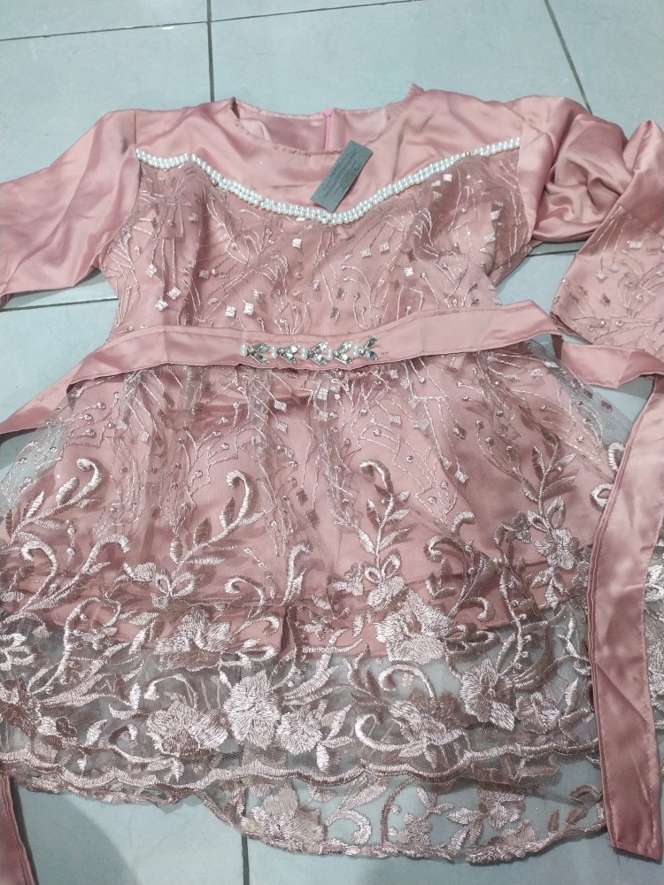 Kebaya Couple Semi Prancis Katun Bahan Kebaya Semi France Corneli Couple Adira Batik Couple