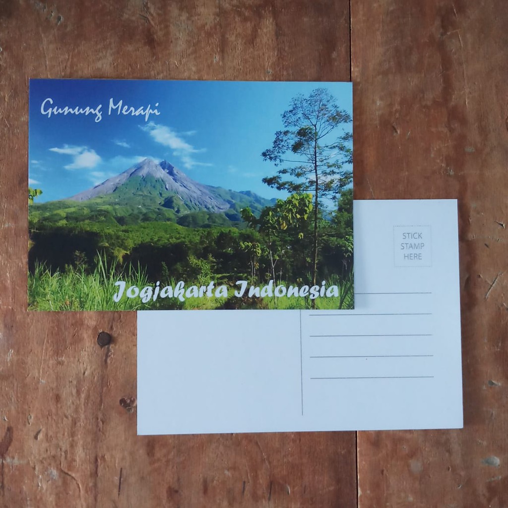 

KARTU POS POSTCARD - GUNUNG MERAPI