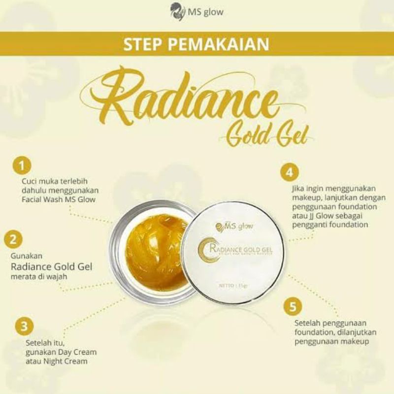 Ms glow radiance gold free gift