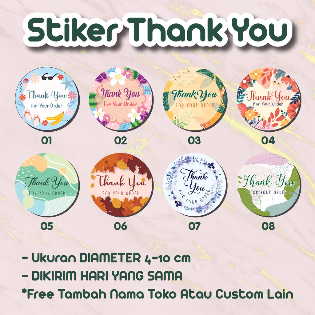 

Stiker Thank You / Stiker Label Thank you / Stiker Terima Kasih MURAH EKONOMIS