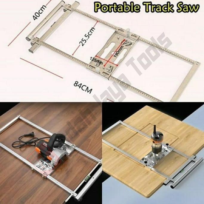 TRACK Circular Saw Tracksaw Frame Meja Potong Multi Portable Dudukan