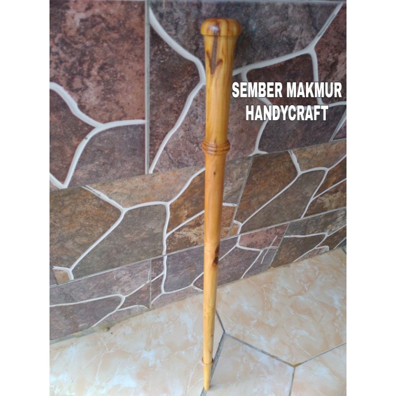 TONGKAT KOMANDO KAYU LANGKA RAJA AGATIS / TONGKAT KOMANDO KAYU BERTUAH AGATIS / RAJA100% ASLI