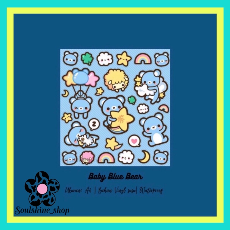 

Baby Blue Baee Sticker Sheet