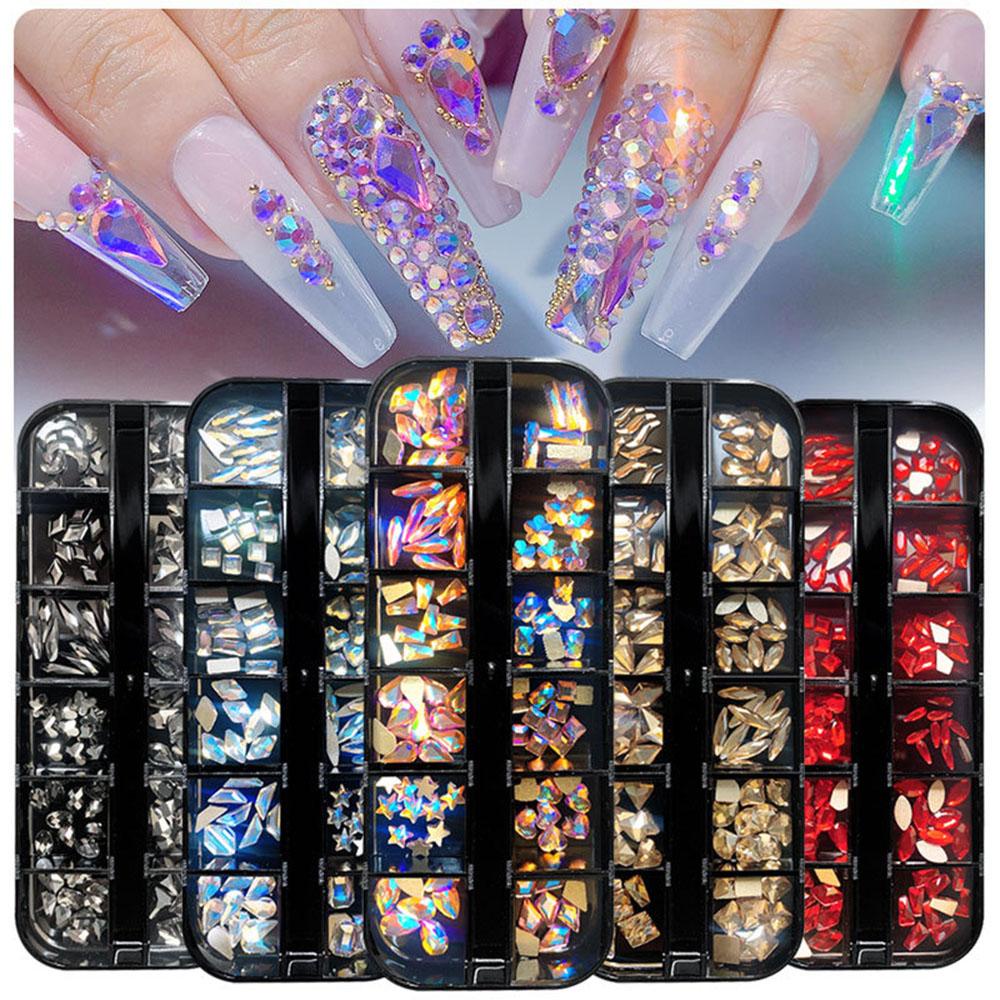 AUGUSTINA Augustina Hiasan Nail Art Fashion Symphony Manicure Aksesoris DIY Dekorasi Nail Art