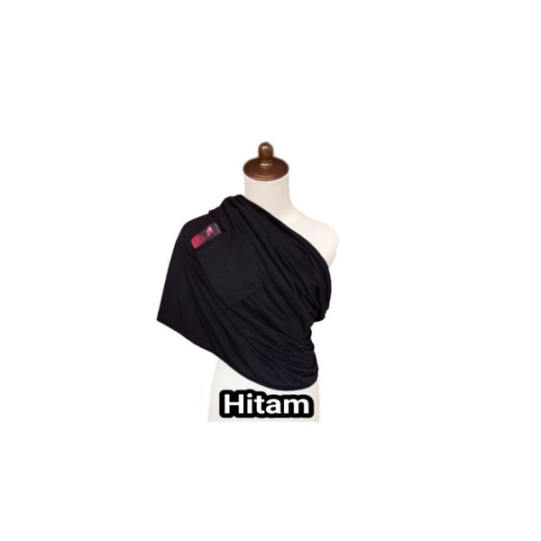 gendongan bayi kaos geos gendongan bayi samping perlengkapan bayi gendongan bayi instan-Hitam