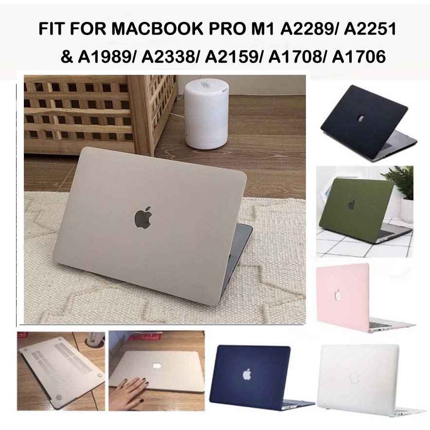 Casing Shell Cover Hardcase Macbook Pro 13 M1  inch 2020 A2251 A2289 navy