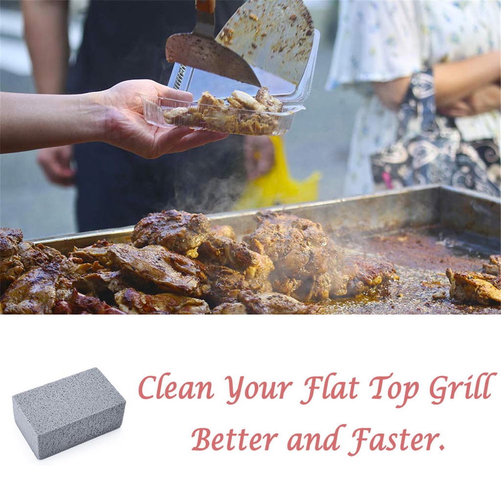 Solighter Cleaning Brick Block Grill Hias Gadget Pembersih Lemak Dapur