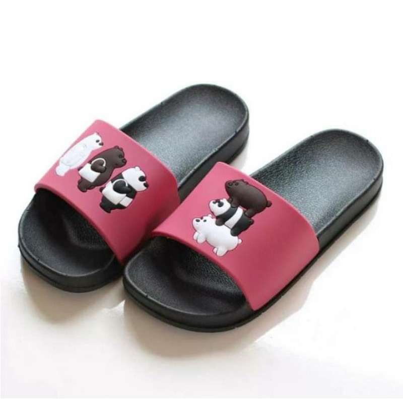 Sandal wanita Sandal Terbaru Wanita Sandal Slop Wanita  Sendal slop wanita Krakter Bruank