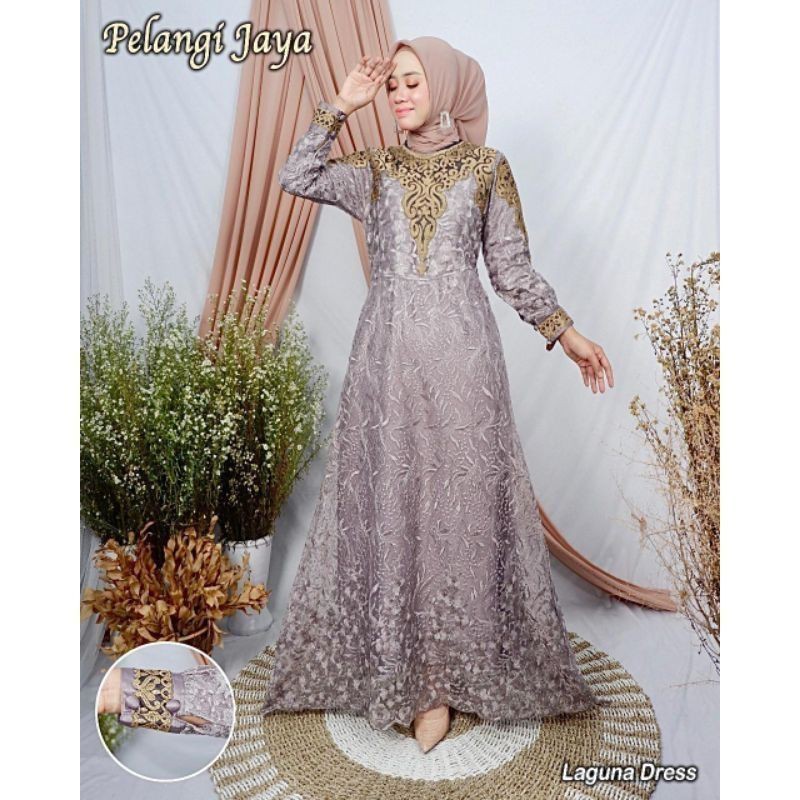 NEW BAJU PESTA /GAMIS LAGUNA/FASHION MUSLIM/BY PELANGI JAYA