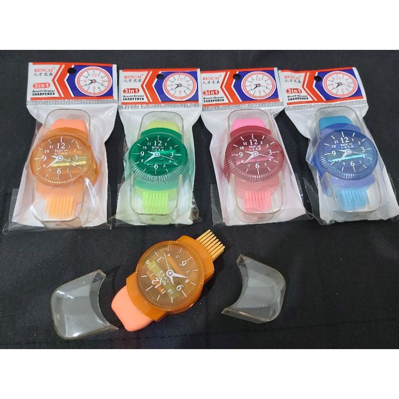 

penghapus 3 in 1 motif jam