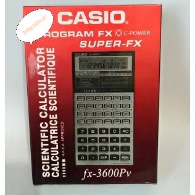 

CALCULATOR CASIO FX 3600 Pv plus