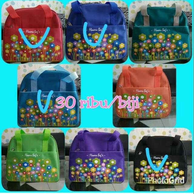 Jual Tas bunga ready warna lengkap | Shopee Indonesia