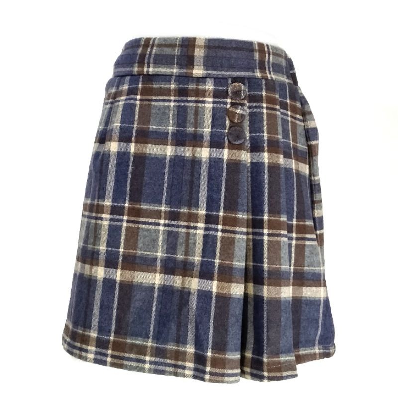 Tartan Rok Mini Skirt Import ala Wanita Korea