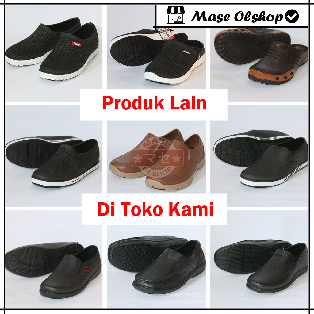 Sepatu Karet Pria Slip On Murah Nikko 8152