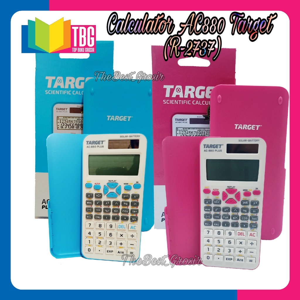 

CALCULATOR AC880 PLUS SCIENTIFIC TARGET (R-2737)