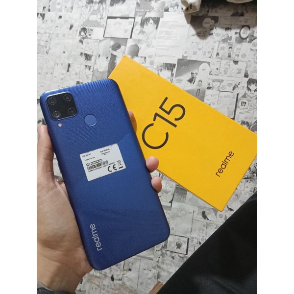 REALME C15 RAM 4/64 GB SECOND / BEKAS