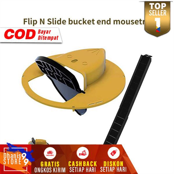 Jebakan Tikus Mouse Trap Flip Slide Bucklet Lid Perangkat Jebak Kunci Multifungsi Mudah Digunakan Berkualitas