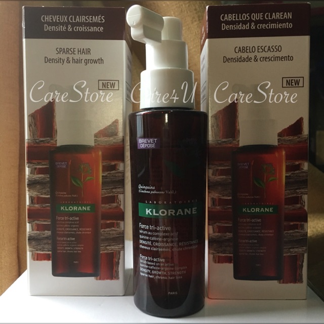 Klorane Force Tri Active 100 Ml Chronic Hair Loss Serum Shopee Indonesia
