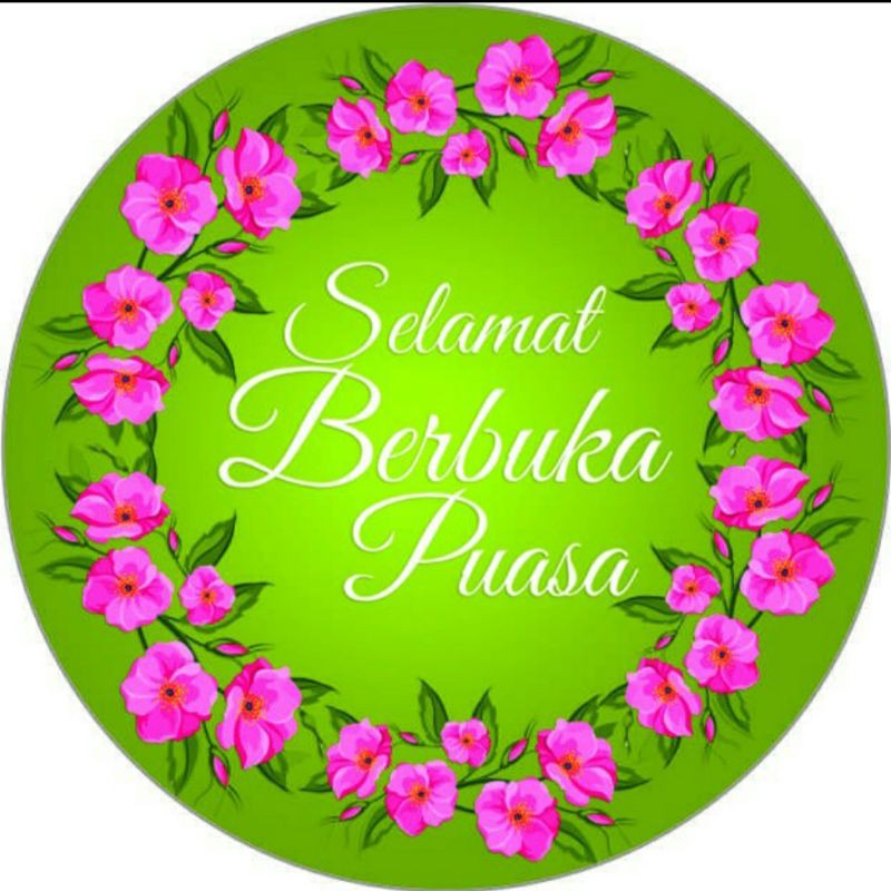 

STIKER VINYL LABEL TAKJIL 5x5CM (isi 45 pcs)