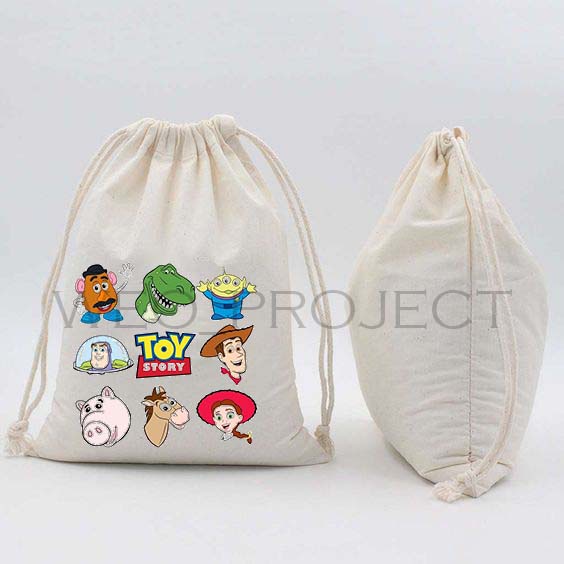 TAS SERUT KANVAS MOTIF  TOY STORY UNISEX