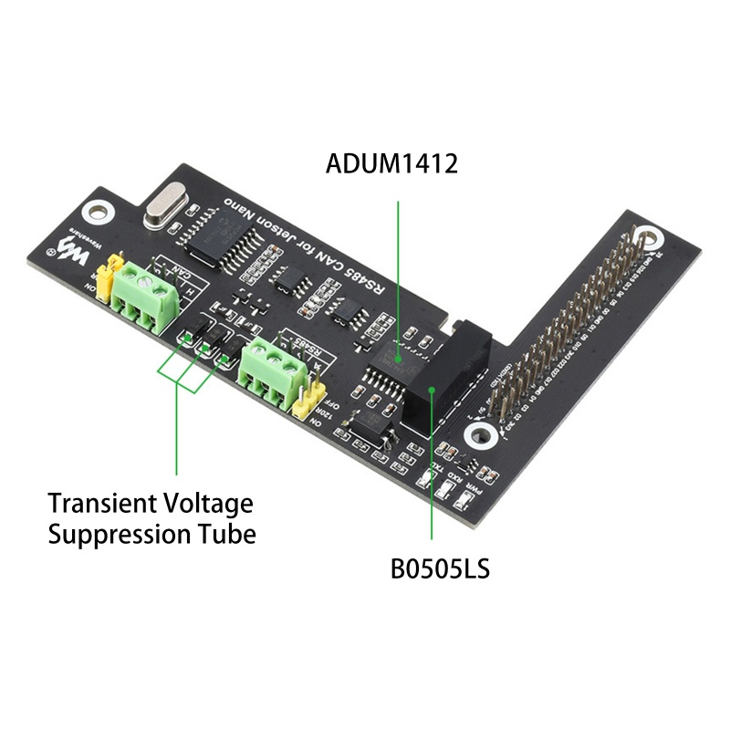 Zzz Jetson-Nano Papan Ekspansi RS485 CAN Developmenter 40Pin