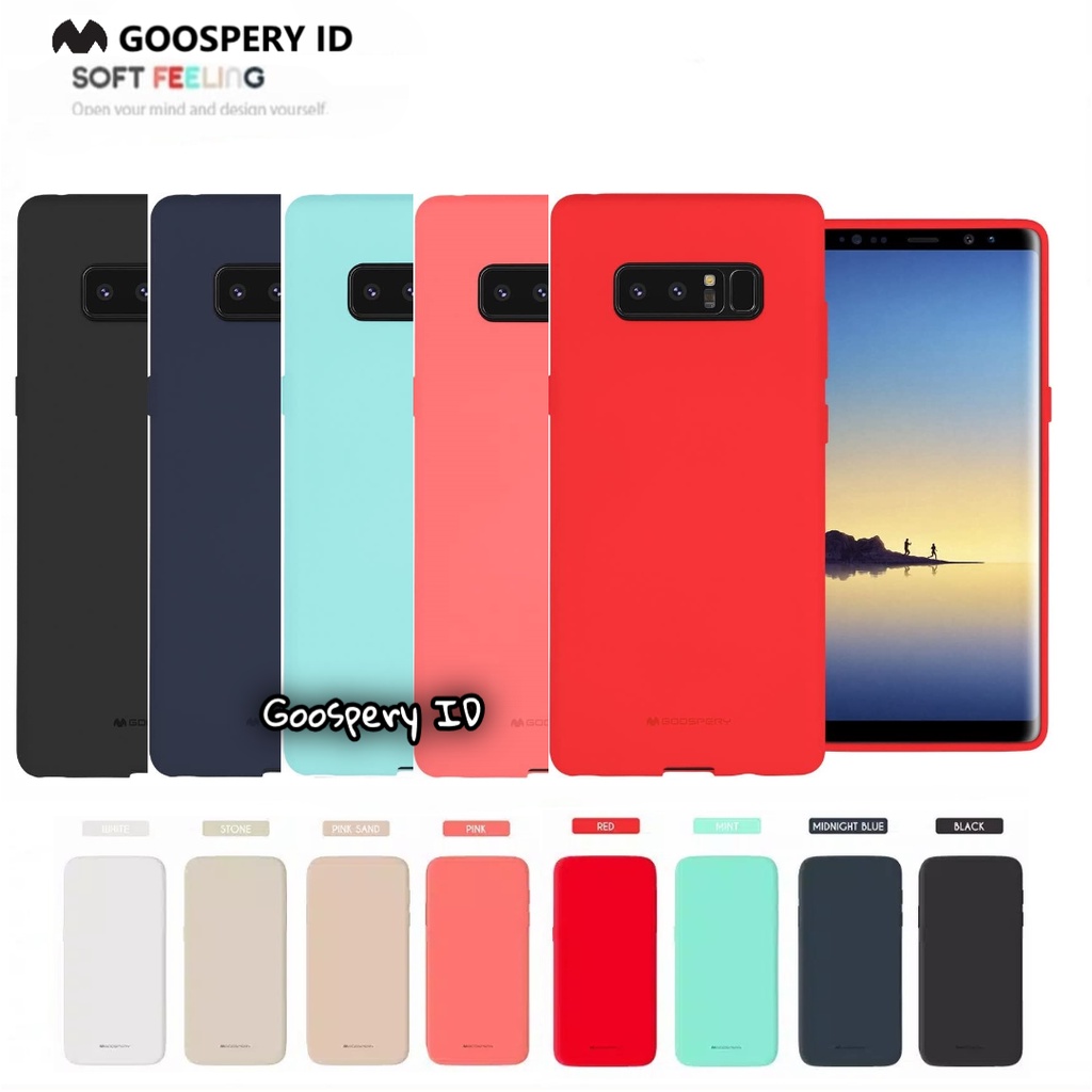 Samsung galaxy Note 8 - goospery soft feeling silicone jelly case softcase