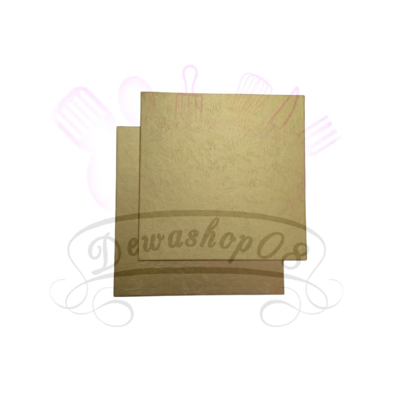 Tatakan Alas Kue Tart/ Ulang Tahun Gold Premium