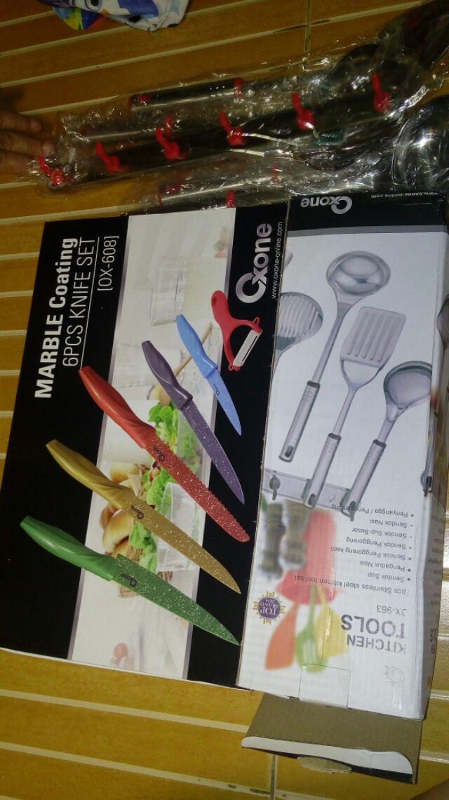 Oxone Ox-963 Kitchen Tools Sendok Masak Sodet Spatula Ox 963 Sutil Set Peralatan Masak Stainless
