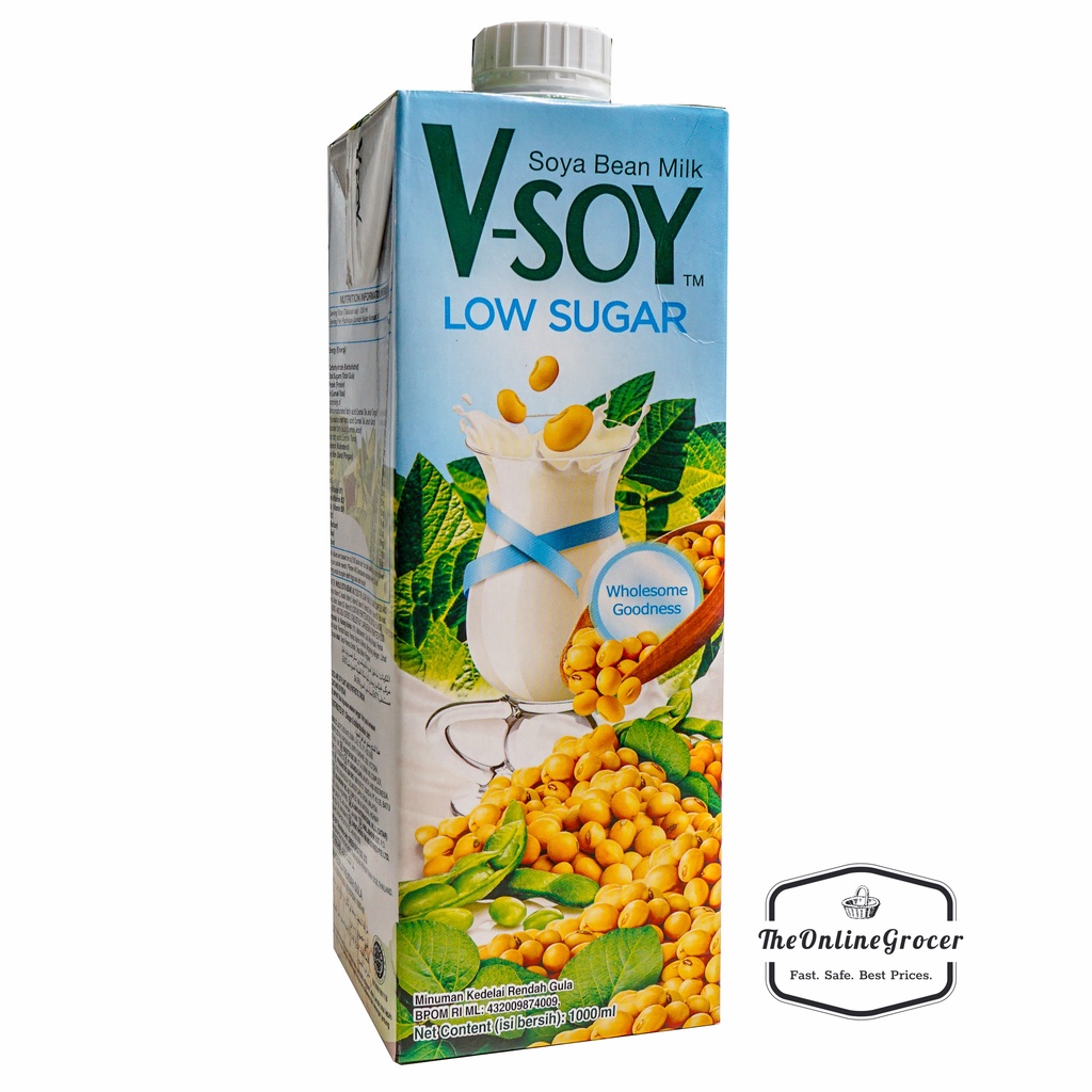 Vsoy Susu Kedelai (Soya Bean Milk) All Varian 1 Liter