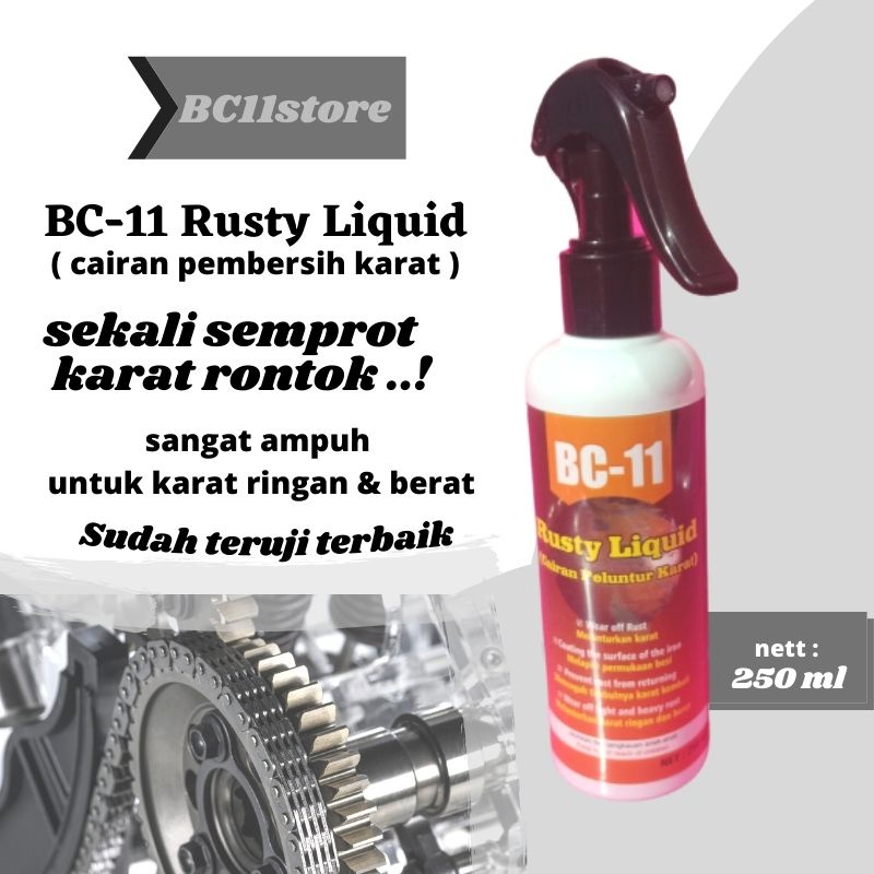 PENGHILANG KARAT PEMBERSIH KARAT MOTOR ANTI KARAT BESI STAINLESS CAIRAN PEMBERSIH KARAT