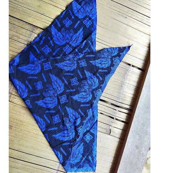 {PKL.20Au22d} Ikat kepala lomar baduy batik wana biru ukuran 150cm