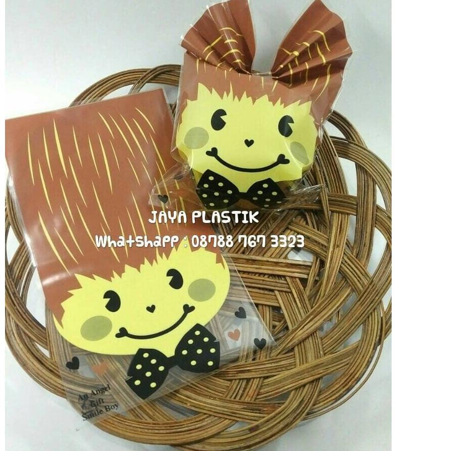 

✩ TERLENGKAP& - COOKIES BAG / PLASTIK COOKIES MOTIF 12x20 B-06 isi 100lbr ☀
