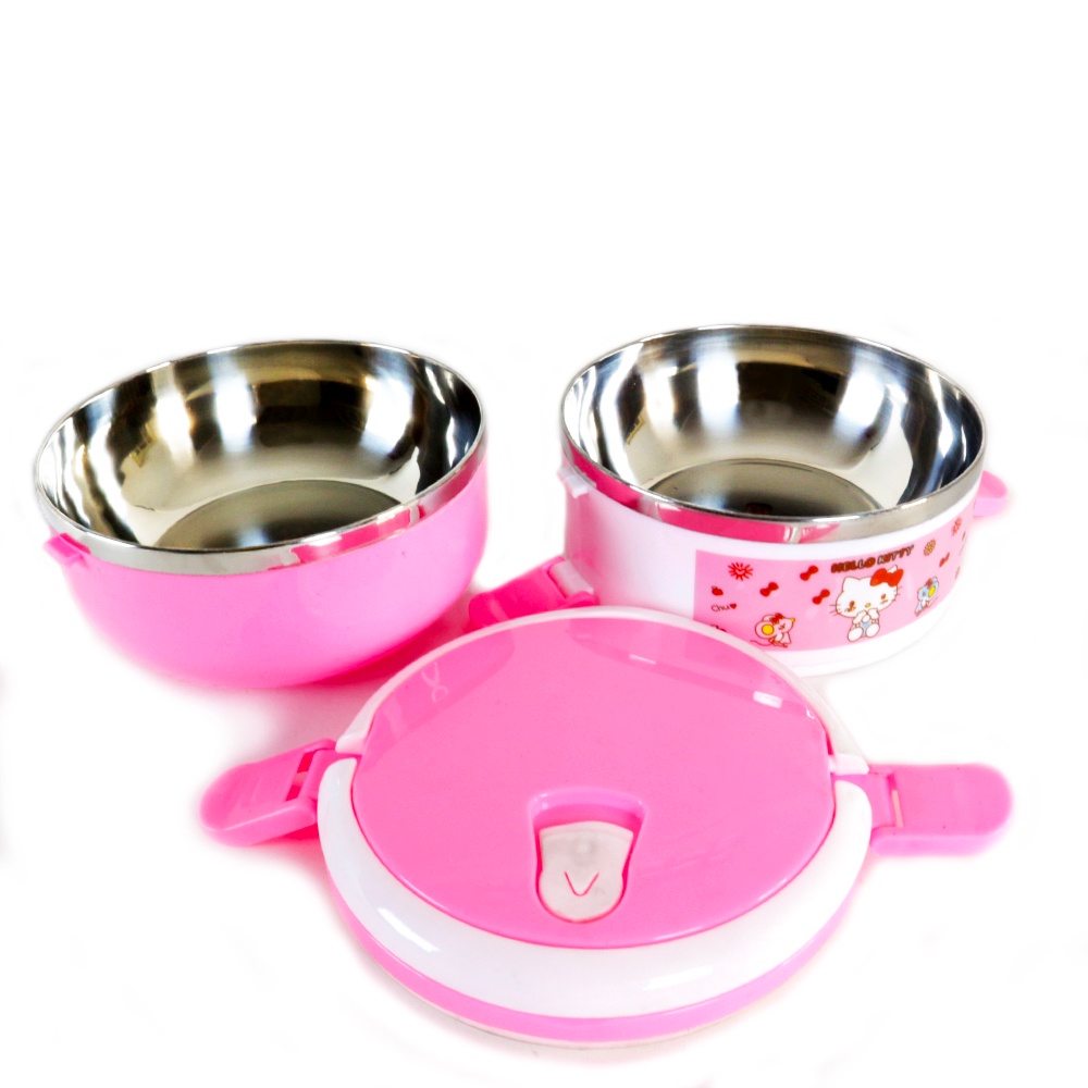 Lunch Box Rantang Susun 2 Stainless Steel - Karakter