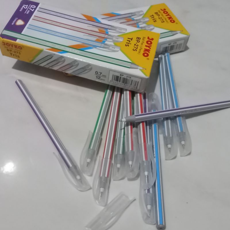 

Ballpoint Joyko BP-275 || Tris || 0.7 mm || Ball Pen || Pulpen || Bolpen || Bulpen || Pena Joyko BP-275 || Tris || 0.7 mm 1pack isi 12pcs