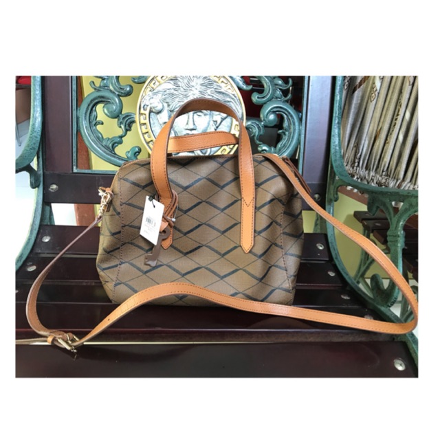 Fossil Sydney satchel brown