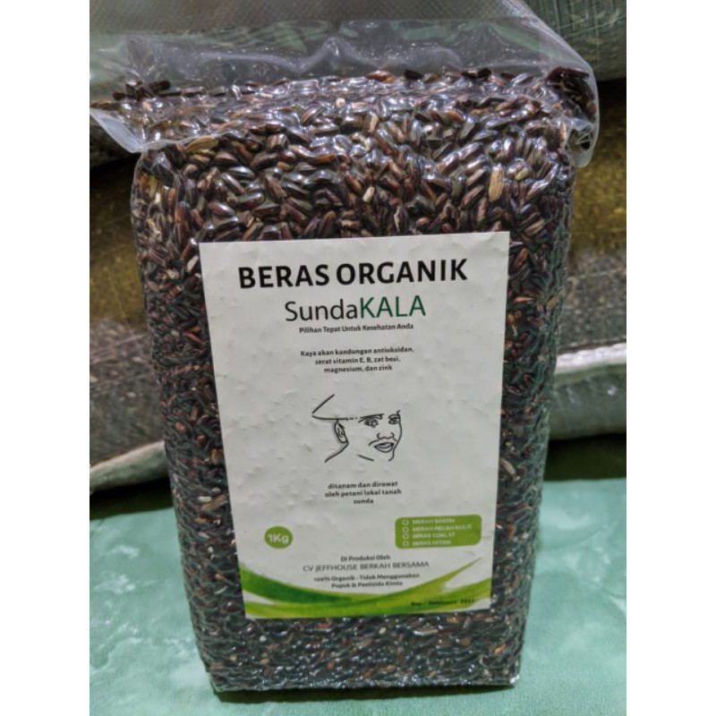 

Beras hitam organik premium pulen