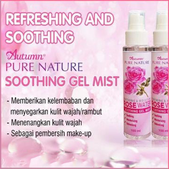 AUTUMN ROSE WATER SOOTHING GEL MIST 100 ML