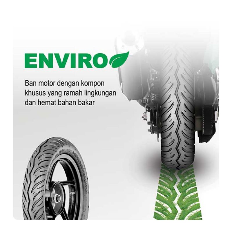 PAKET BAN IRC 80/90 -14 DAN 90/90-14 /ECOTRAX/  NR83 / NF66 TUBELESS