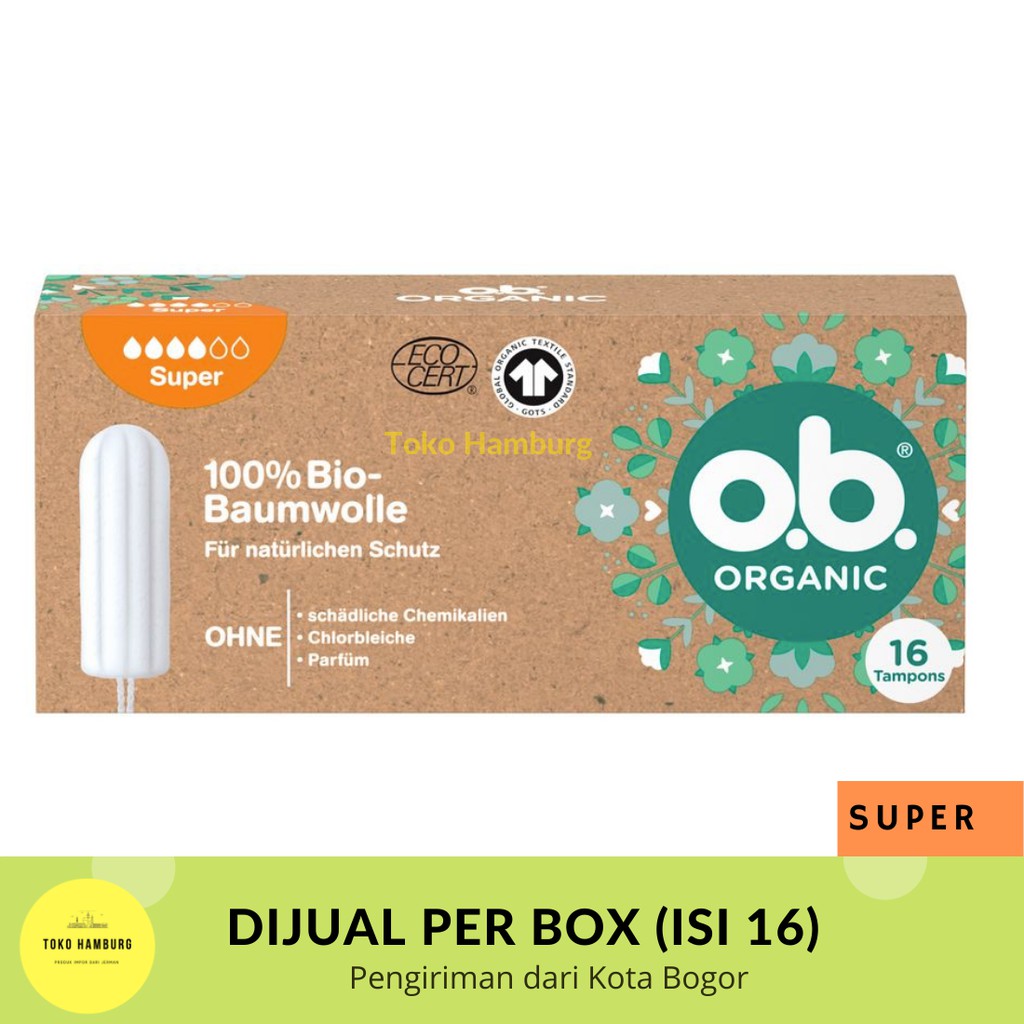 TAMPON OB ORGANIK SUPER BOX 16