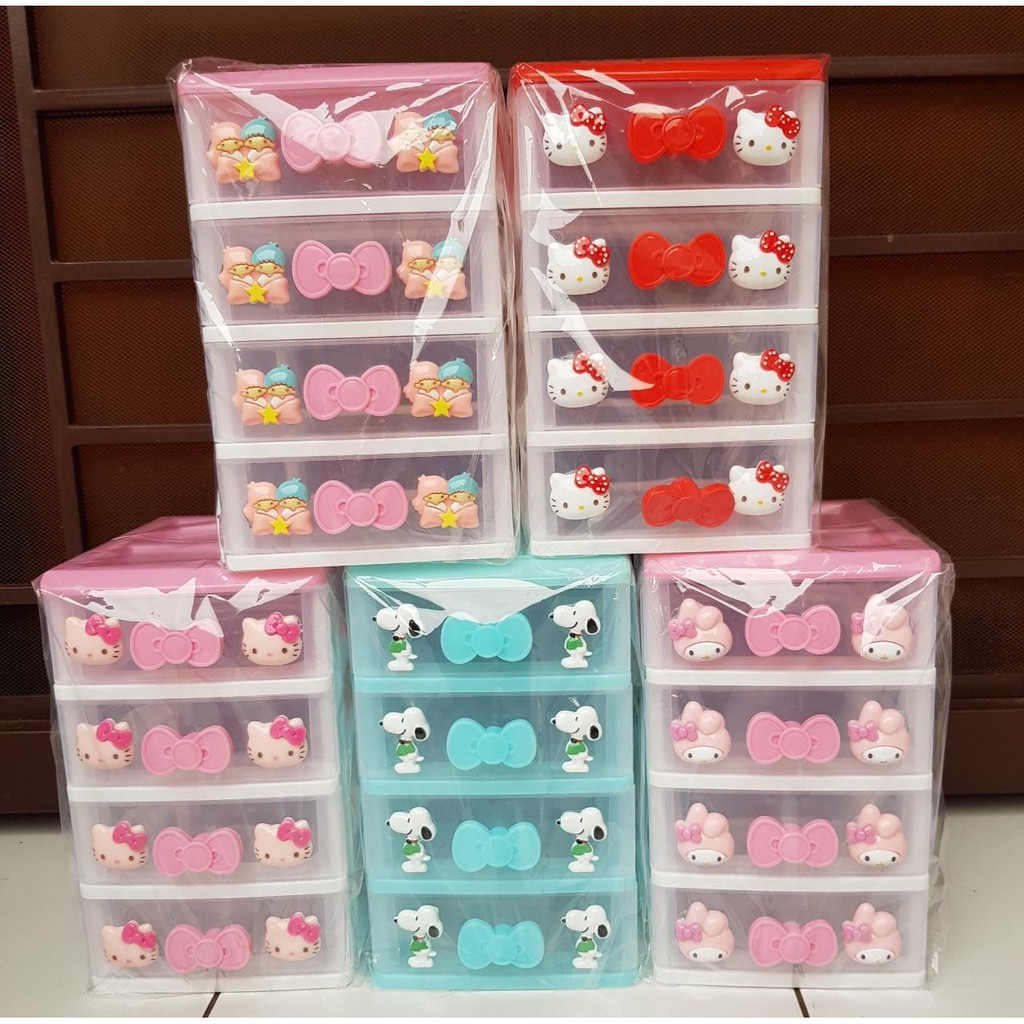 Laci plastik susun 4 hk melody LTS snoopy