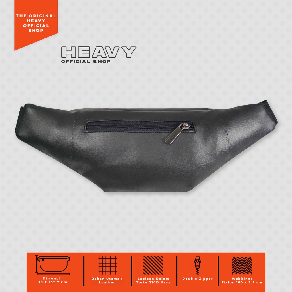 [WAIST BAG HEAVY] - Tas Pinggang Pria / Wanita - Waistbag Heavy