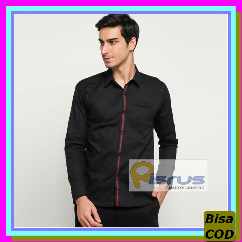 Hem Pria Kombinasi Lengan Pendek - Seragam Kantor 4088Ns Batik Sl XH386 Hem Hurley Kemeja Pria Lenga