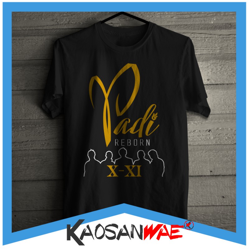 Kaos Band Padi Reborn Musik Sahabat Padi Indonesia Tshirt KaosanWae