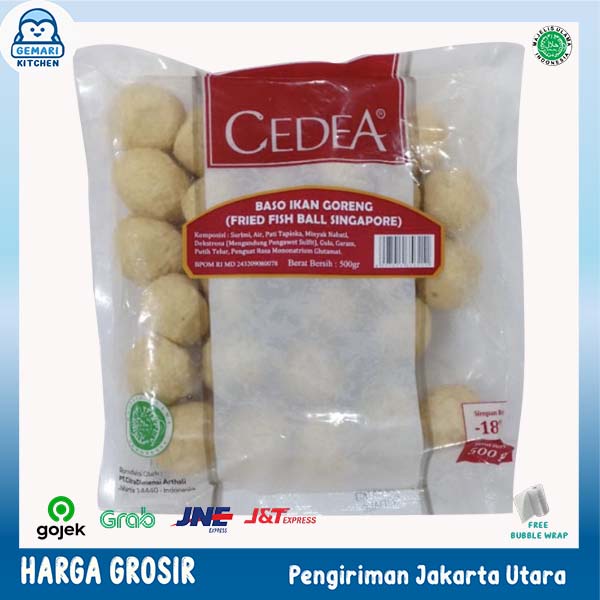 CEDEA BASO IKAN GORENG / FRIED FISH BALL SINGAPORE 500 GRAM