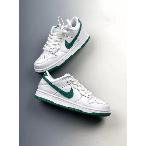 SEPATU SB DUNK LOW WHITE GREEN PRO