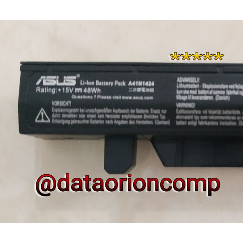 Baterai  Asus ROG GL552 GL552V GL552VX GL552VW GL552J GL552JX ZX50 ZX50J ZX50JX A41N1424