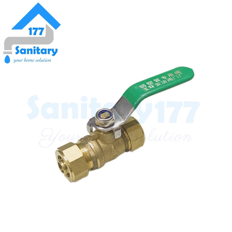 Stop Kran Sambungan air Panas Kuningan 1/2 inch Lj11-Ball Valve Ballvalve Stop Keran air Water Heater 1/2 ke 1/2