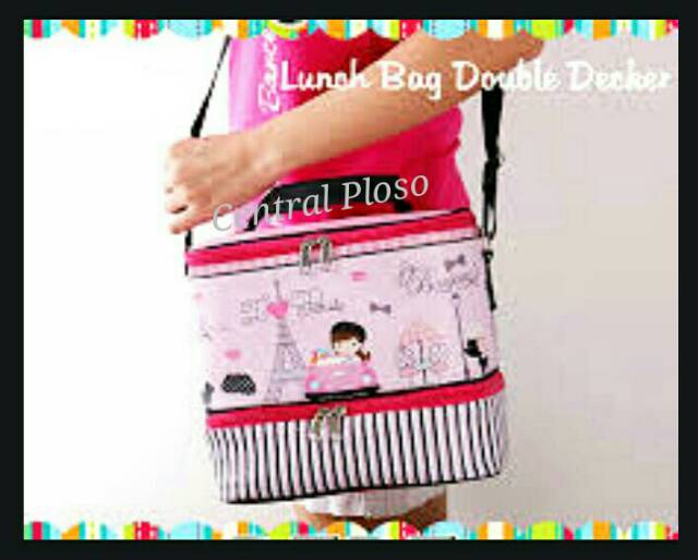 Free ongkir TAS BEKAL SERBAGUNA/ Lunch Bag Double Decker